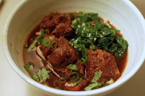 Taiwanese beef noodle soup