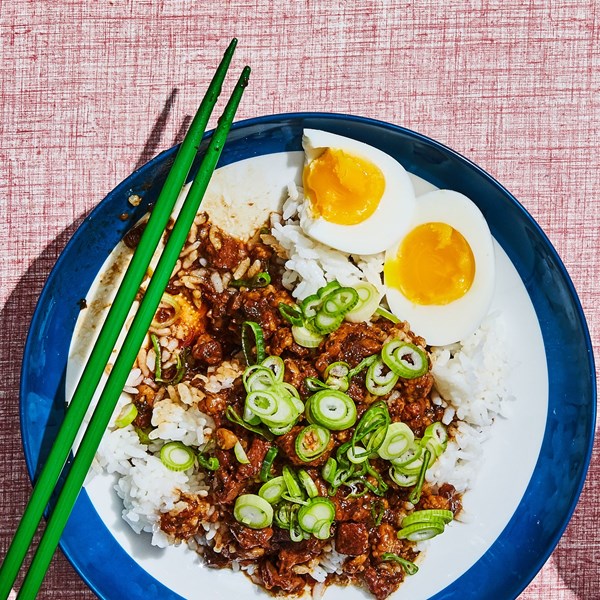 Taiwanese Minced Pork Sauce Lu Rou Fan Recipe Eat Your Books