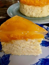  Taiwanese style orange cheesecake (Táiwān zhīshì júxiāng dàngāo / 台灣芝士橘香蛋糕)