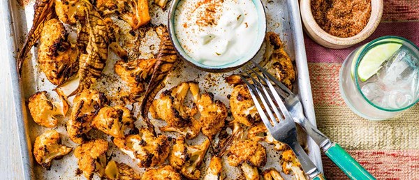 Tajin cauliflower bites