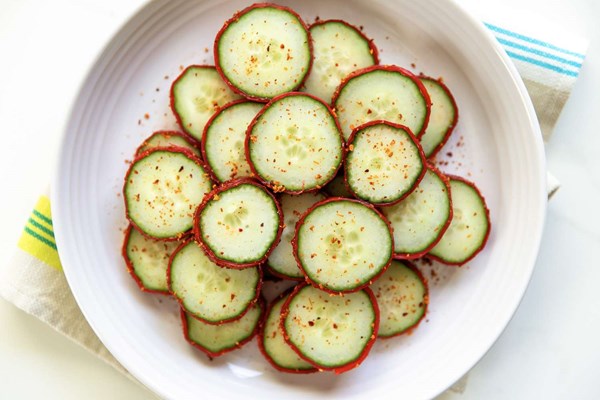 Tajín cucumber coins