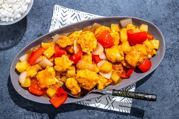 Takeout-style sweet and sour chicken
