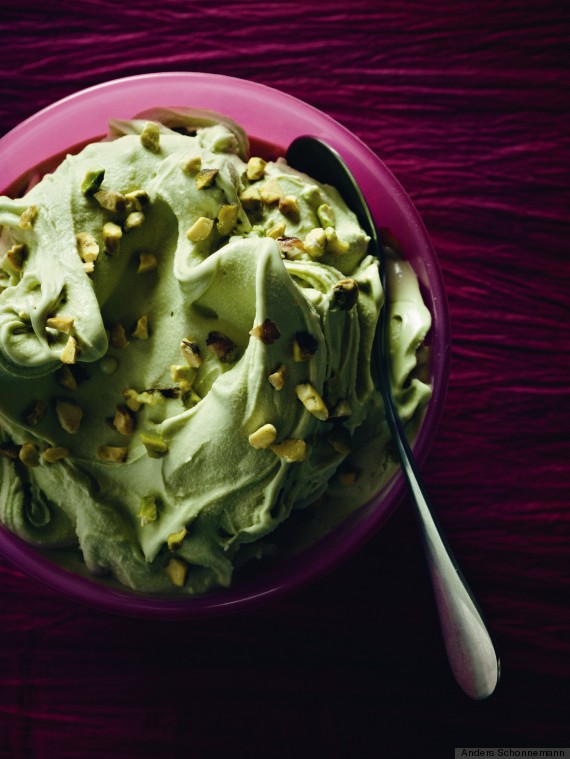 Taking the pistacchio: pistacchio ice cream