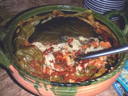 Tamal de cazuela