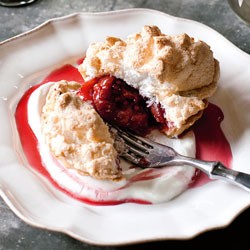 Tamarillo and coconut tarts