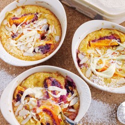 Tamarillo clafoutis