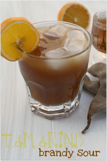 Tamarind brandy sour (+ Agua de tamarindo)