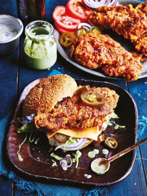 Tandoori chicken burger recipe Eat Your Books