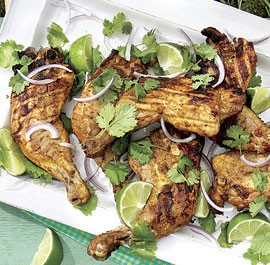 Tandoori chicken legs