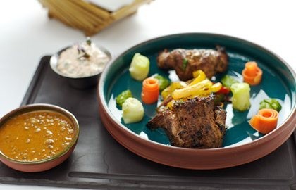 Tandoori grey squirrel with Rajasthani spices
