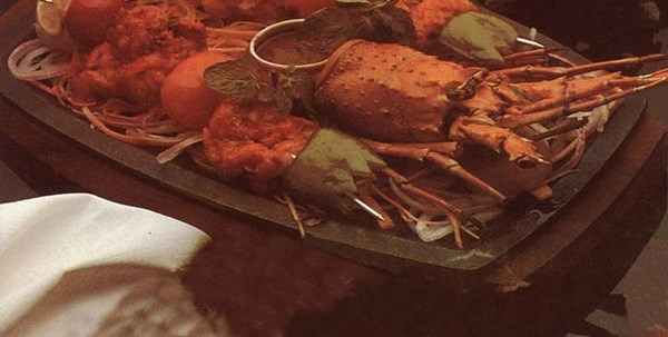 Tandoori lobster