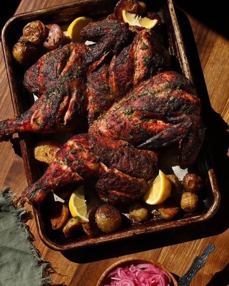 Tandoori masala roast chicken 