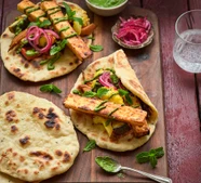 Tandoori paneer wraps & green chutney