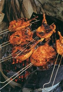 Tandoori partridge