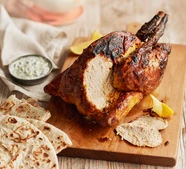 Tandoori roast guinea fowl