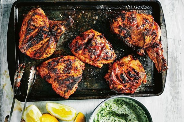 Tandoori-style chicken