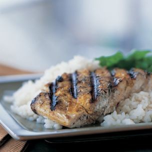 Tandoori-style halibut