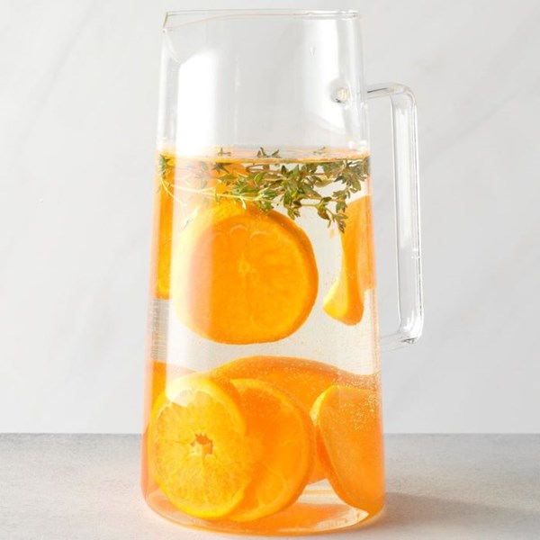 Tangerine & thyme infused water