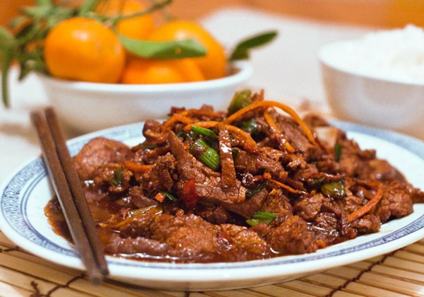 Tangerine beef