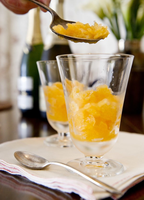 Tangerine ice