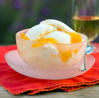 Tangerine-sicle ice cream