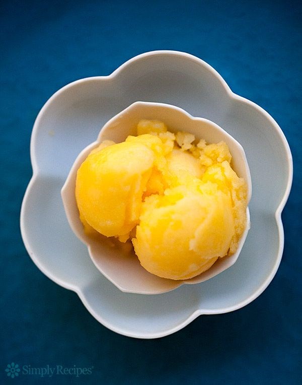 Tangerine sorbet