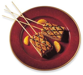 Tangerine teriyaki tofu