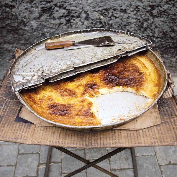 Tangier street bread (Kalinté)