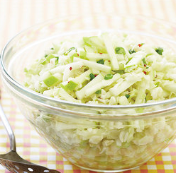 Tangy apple-cabbage slaw