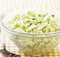 Tangy apple-cabbage slaw
