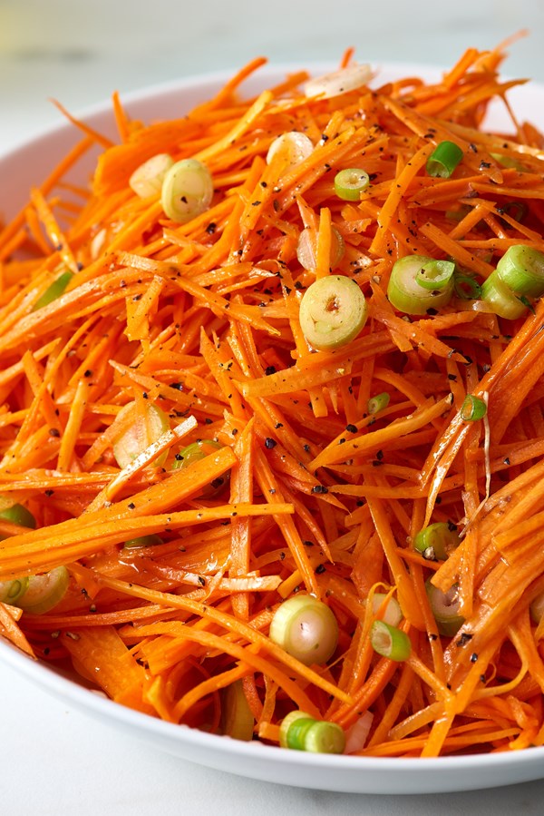 Tangy carrot slaw