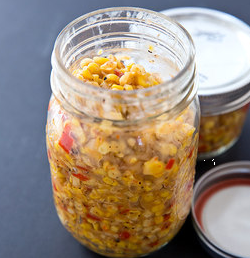 Tangy corn relish