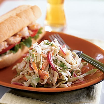 Tangy mustard coleslaw