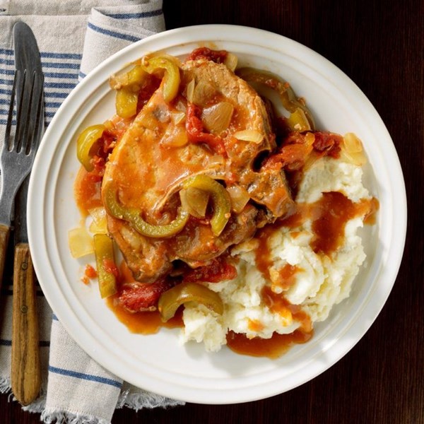 Tangy pork chops