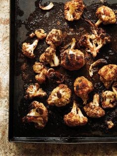 Tangy roasted cauliflower