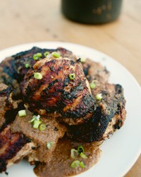 Tangy sort-of jerk chicken