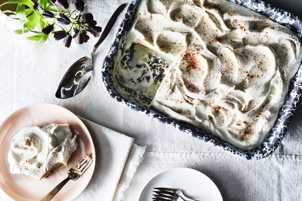 Tangy tres leches cake
