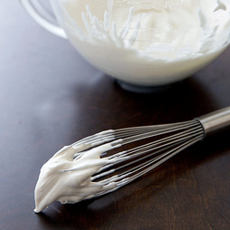 Tangy whipped cream