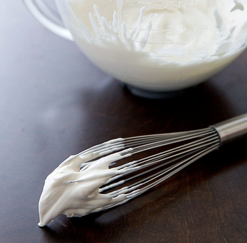 Tangy whipped cream