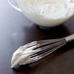 Tangy whipped cream