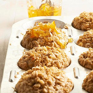 Tangy whole grain orange muffins