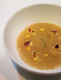 Tapioca pudding with lemon and bitter orange (Tapioca, limón y naranja amarga)