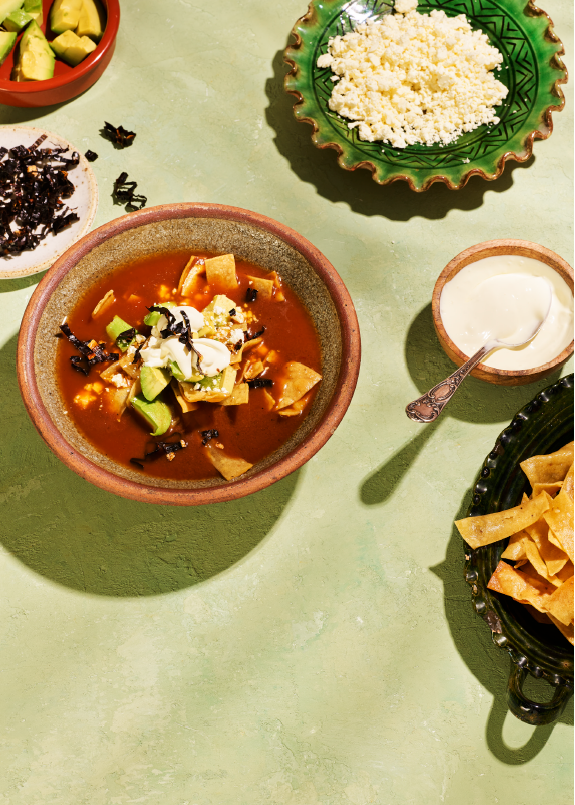 Tarasca soup (Sopa tarasca)