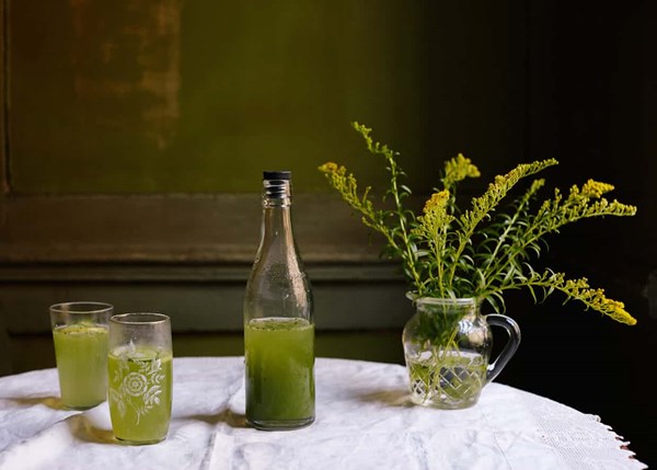 Tarragon and cucumber lemonade