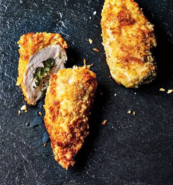Tarragon and goats' cheese Kiev