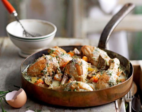 Tarragon chicken (Petite blanquette de poulet à l'estragon)