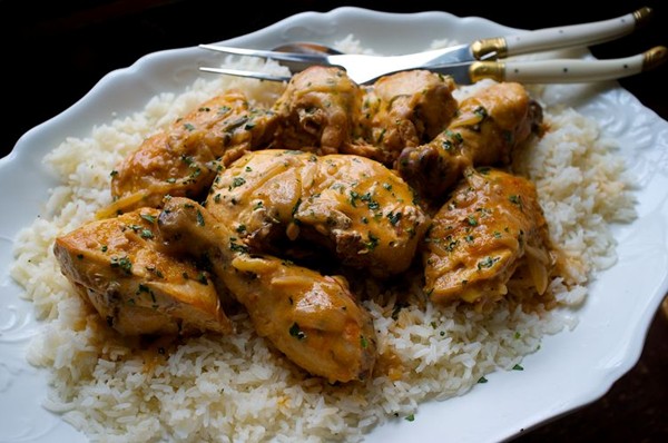 Tarragon chicken (Poulet à l'estragon)