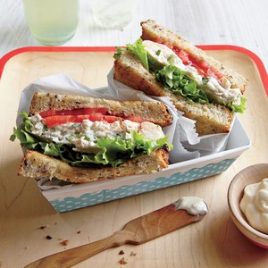 Tarragon chicken salad sandwiches