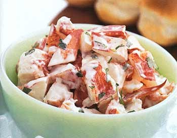 Tarragon lobster salad
