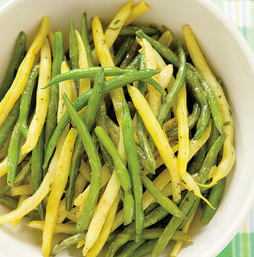 Tarragon-mustard string bean salad